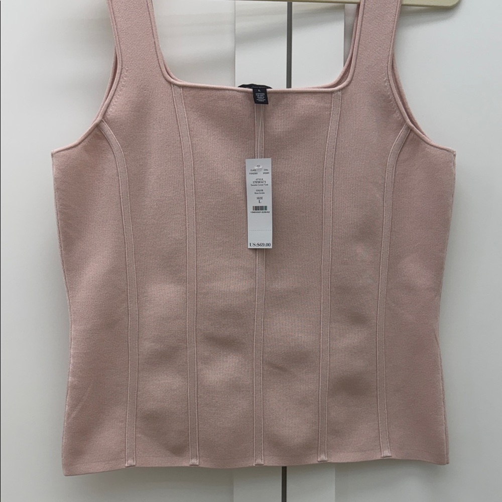 White House Black Market Blush Camisole Top